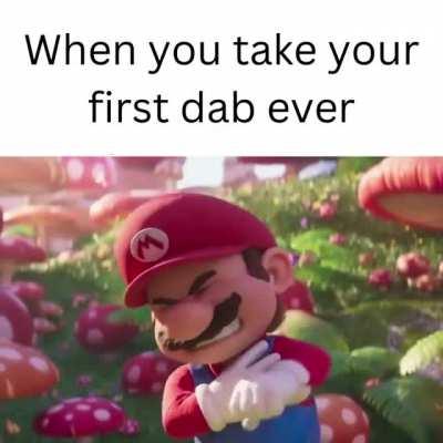 Luigi swung through with the hash rosin