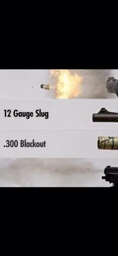 Comparing different calibers in ultra slow motion