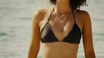 Nathalie Emmanuel's bikini in Furious 7.