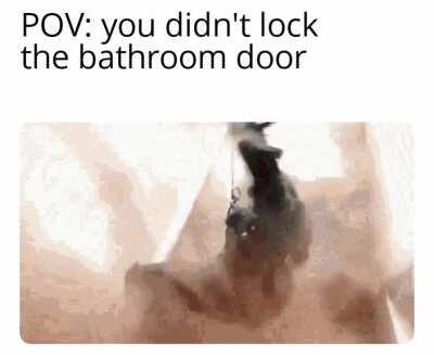 *locking door intensifies*