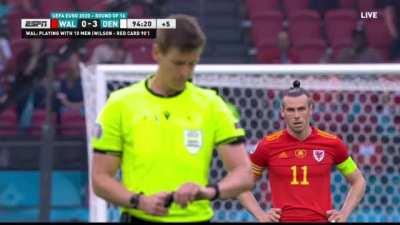 Gareth Bale's Reaction to Longest Offsides VAR Review of Euro 2020 so far