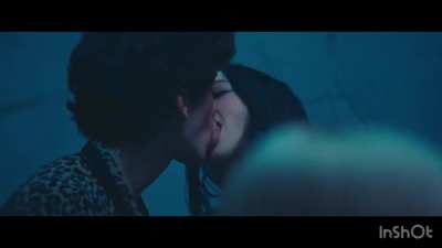 Tongue kissing in 'Anora' (2024)