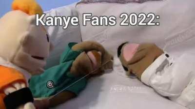 Kanye fans in 2021 vs 2022