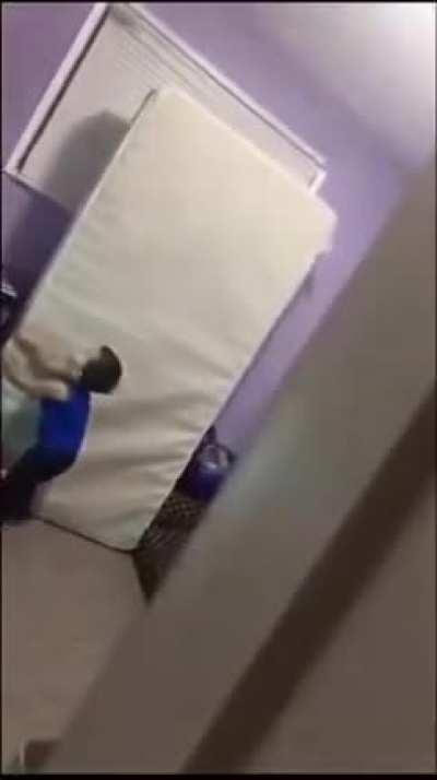 WCGW pulling a bed directly over you