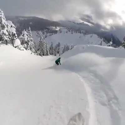 THE CHASE! Pro rider Martin Gallant and follow-cam by Christos Bowers in Whistler, BC