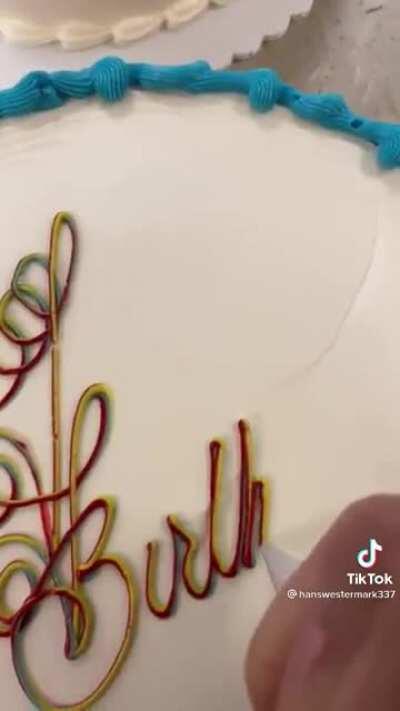 This icing piping