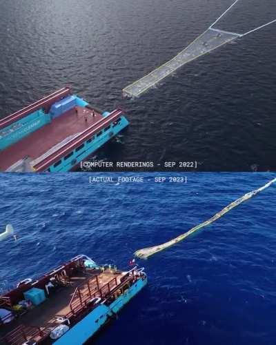 Ocean Cleanup project completed it's first successful trip