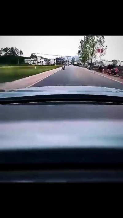 Idiot in car POV