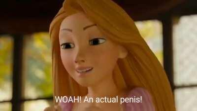 Rapunzel sees a Pen-Iss for the first time (NSFW)