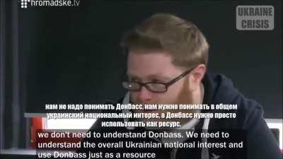 A clip emerges from the past of a Ukrainian journalist Bogdan Butkevich in an interview stating that about 1.5 million people needs to be killed in Donbass, since they're 