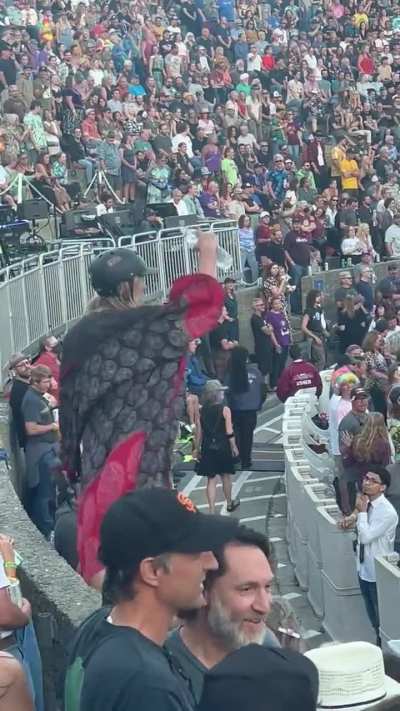 Flowing Cape Dude last night at the Greek with idiot Green shirt guy #2 Read my main thread as I can't provide more than one vid w text. 