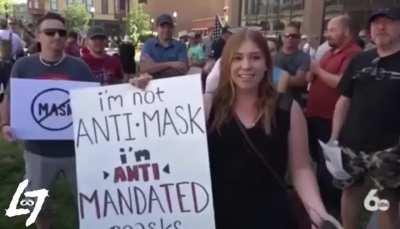 Anti maskers are crazy