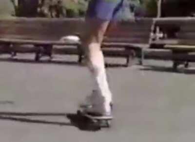 Professional Skateboarder Rodney Mullen circa 1984