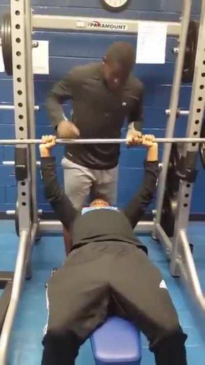 Guy Farts While Trying To Lift Weight.......