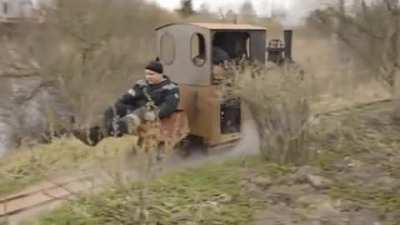 Oleg's morning commute on the metro