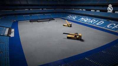 Real Madrid unveils impressive pitch removal and storage system for the new Santiago Bernabeu