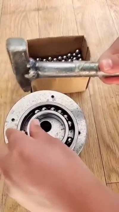 Ball bearings fits so perfectly 