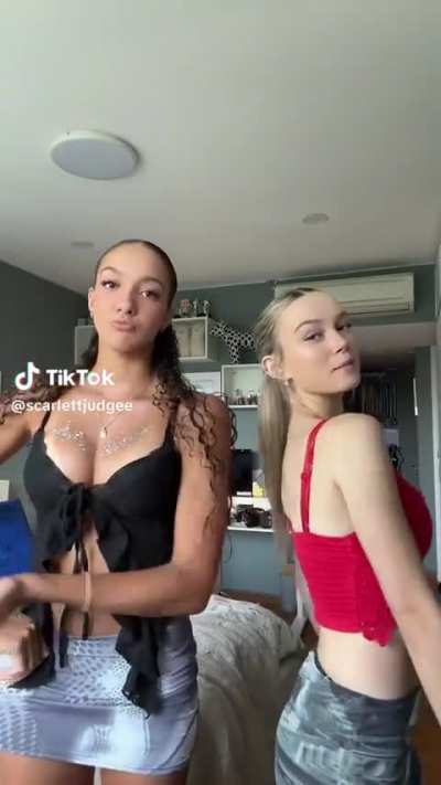 Glitter on their tits