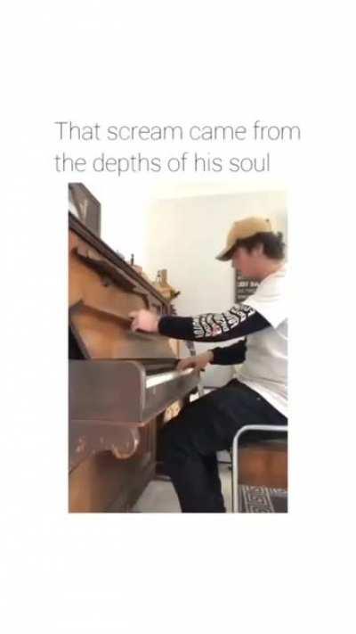 Just playing piano