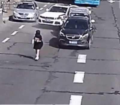 To cross the road