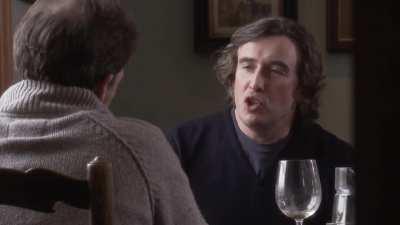Rob Brydon and Steve Coogan's duelling Michael Caine impressions.