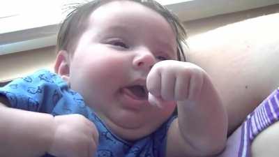 Baby trying to sneeze but couldn't