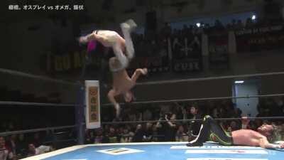 2 years ago today, we saw one of the most awesome moments ever, as Will Ospreay front flipped out of Kota Ibushi’s springboard top rope hurricarana and stuck the landing, with great camera work focusing on the two men’s reactions making that moment much m