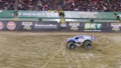 The World's First Ever Monster Truck Front Flip