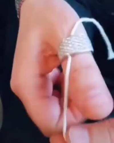 How to take off a tight ring