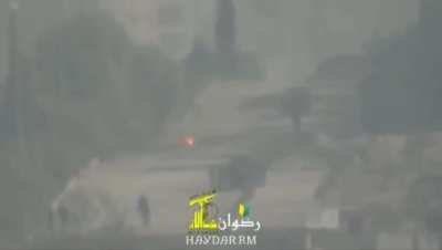 Hezbollah Blowing up IDF tank