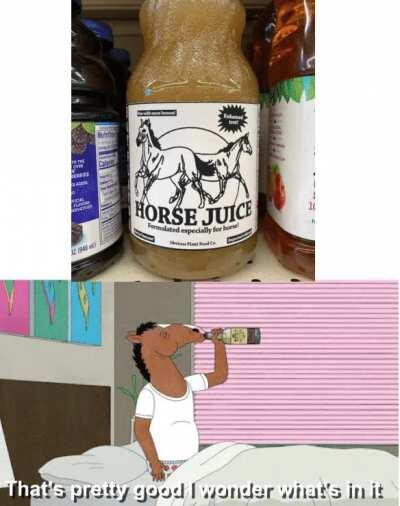 Ingredients:Horse with a bit of horse