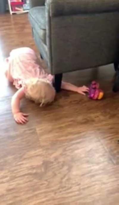 To reach an unreachable toy