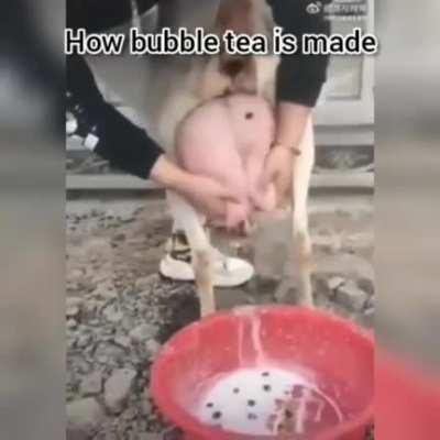 How bubble tea is made