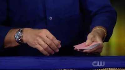 The world's best card magician Richard Turner blows Teller's mind with his demonstration of dealing seconds.