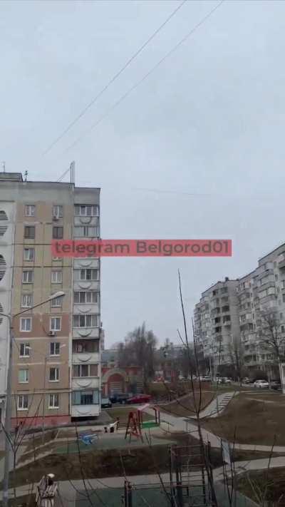 Bombardments in Belgorod, 16 march. Shortly after Russian rebels announce targeting Russian military targets