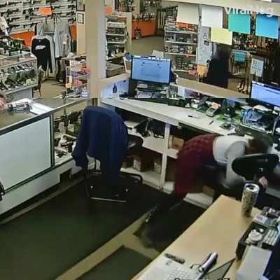 WCGW if a bunch of us attempt to steal firearms from the local gunshop