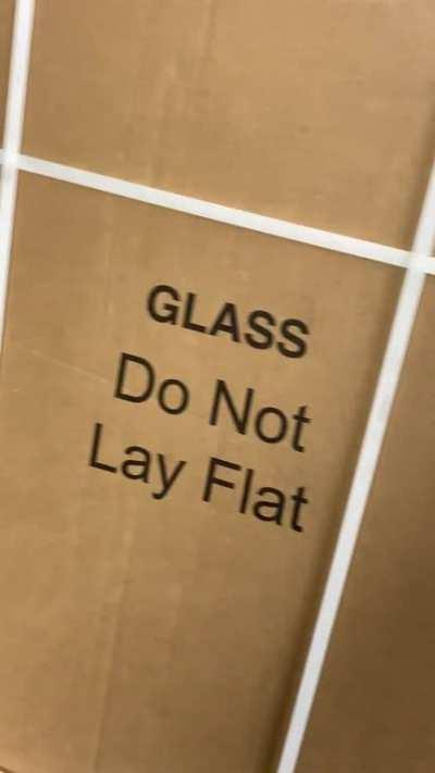 Do not lay flat