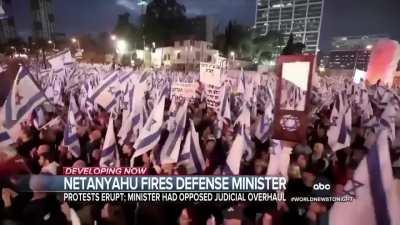 Netanyahu is on trial for fraud and corruption. To escape prison, he seized control over the courts. For weeks, hundreds of thousands of Israelis have been protesting against him. Netanyahu’s changes would effectively make Israel an Autocracy.