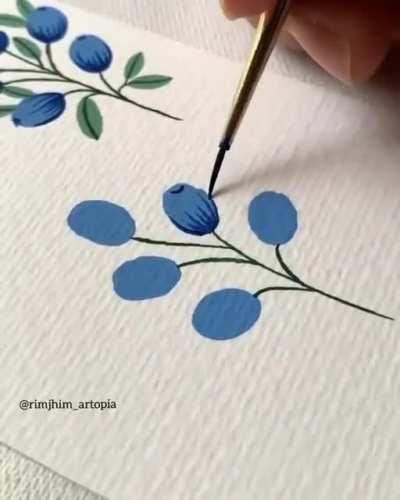 Handmade watercolor pattern, beautiful work