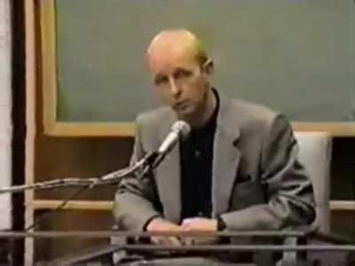 Rob Halford in court singing Better by You, Better Than Me because parents believed the song contained subliminal messages.