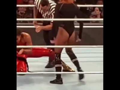 Becky Lynch booty jiggles