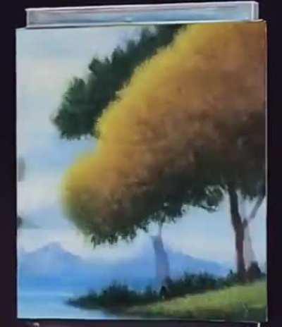 All of Bob Ross's landscapes in one Collage