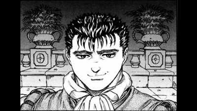 Everytime Guts has smiled 