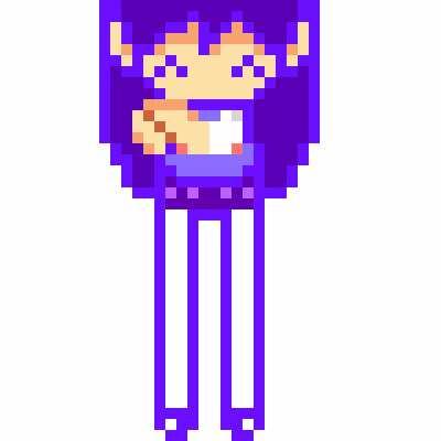 I tried recreating Mari's laughing sprite, and totally didn't change anything about it. :)