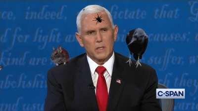 Mike Pence is one with nature