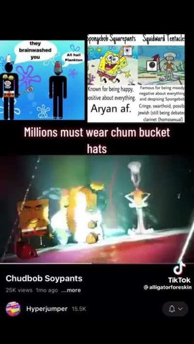 Al Hele now millions must wear chum bucket 