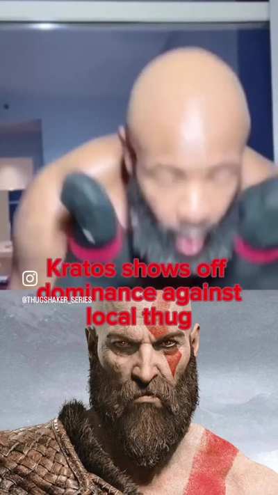 Kratos shows off dominance against local thug