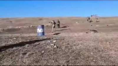 AFU grenade launcher training gone wrong 