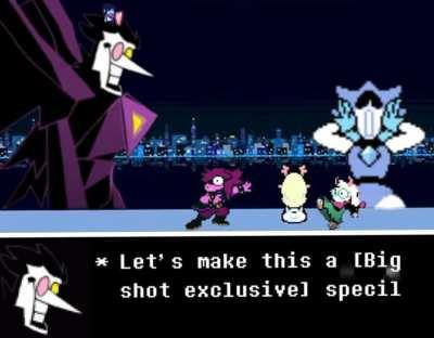 Deltarune Big shot ending