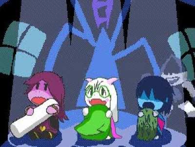 Deltarune but everyone is nomming